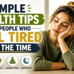 Simple Health Tips for People Who Feel Tired All the Time