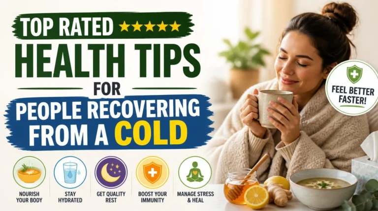 Top Rated Health Tips for People Recovering from a Cold