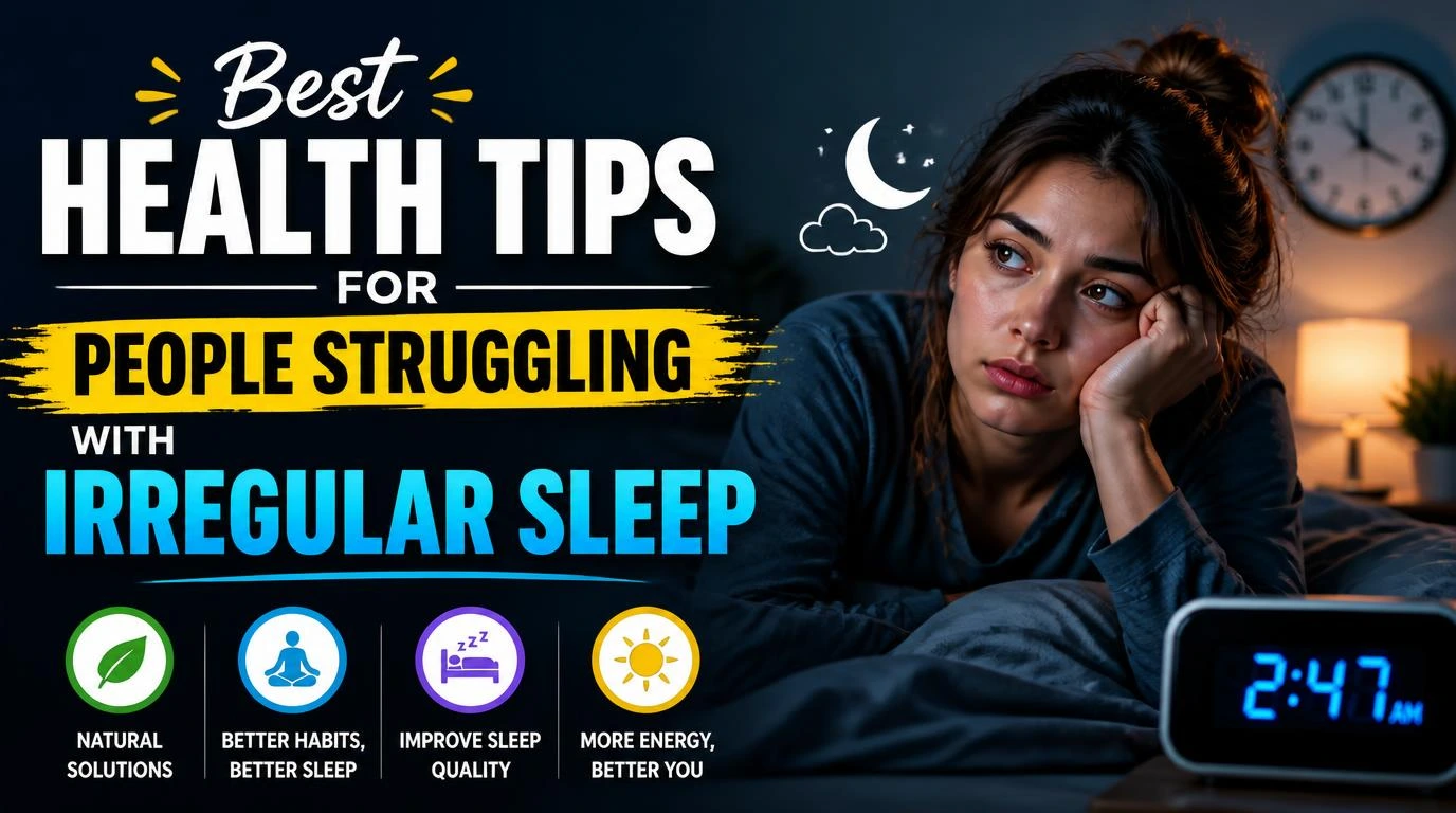 Best Health Tips for People Struggling with Irregular Sleep